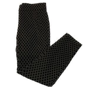 NEW! Soho Apparel Black/Gray Skinny Pants Sz M